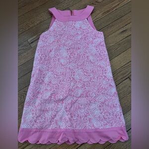 Vineyard Vines size 8 shift dress w scsllopped bottom brand new